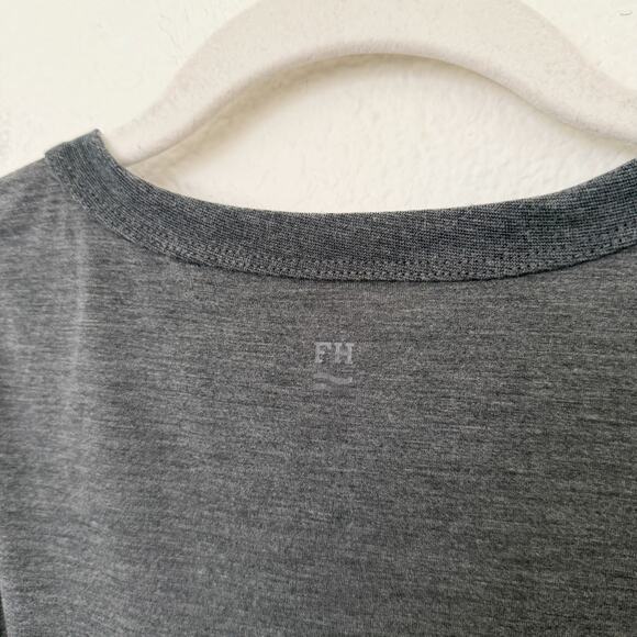 [Fair Harbor] Charcoal Gray The Seabreeze Crew Neck Tank Top Size Small S - Picture 9 of 11